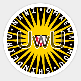 UwU University Sticker